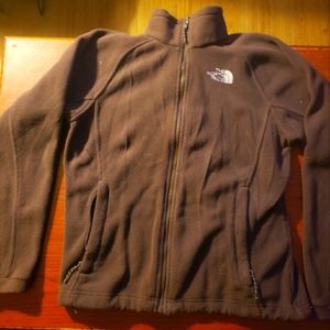 The North Face woman's small brown fleece jacket
